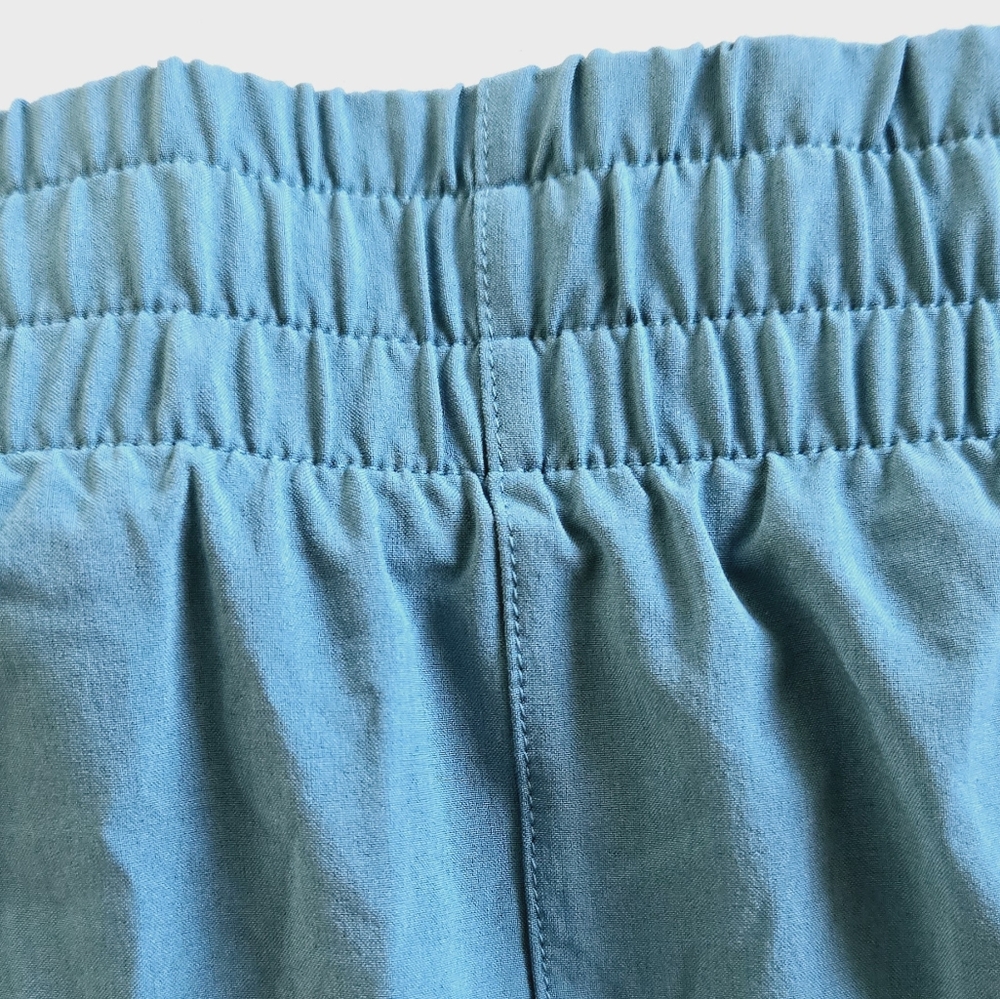 🏷️ATHLETA Mesh Racer Run High Rise 3 Short Teal Blue Size 3X - Picture 4 of 11